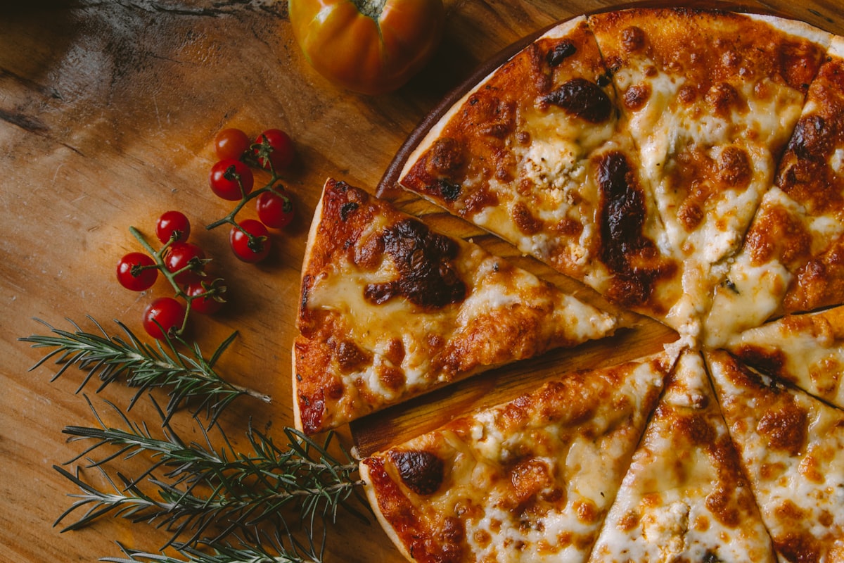 Fresh pizza delivered from Tasty Kitchen