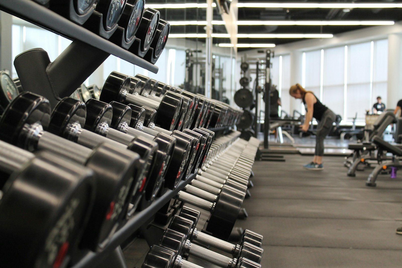 Modern FIT gym interior with equipment